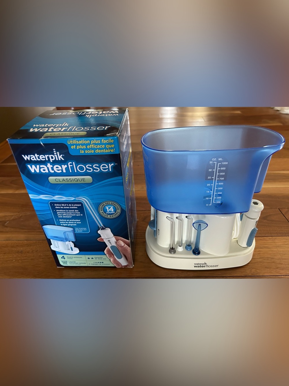 Waterpolo Water Flosser Classic in Blue - Dental Oral Irrigator